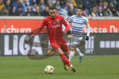 3. Fußball-Liga - Saison 2019/2020 - MSV Duisburg - FC Ingolstadt 04 - Fatih Kaya (#9,FCI)  - Foto: Meyer Jürgen