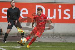 3. Fußball-Liga - Saison 2019/2020 - MSV Duisburg - FC Ingolstadt 04 - Robin Krausse (#23,FCI)   -Foto: Meyer Jürgen