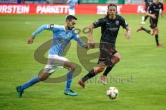 3. Liga - Chemnitzer FC - FC Ingolstadt 04 - rechts Björn Paulsen (4, FCI) Garcia Rafael (16 Chemnitz)