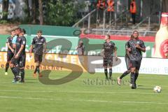 3. Fußball-Liga - Saison 2019/2020 - FC Victoria Köln - FC Ingolstadt 04 - Enttäuschte Gesichter nach dem 2:0 Führungstreffer - Foto: Meyer Jürgen