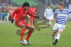 3. Fußball-Liga - Saison 2019/2020 - MSV Duisburg - FC Ingolstadt 04 - Ganiggia Ginola Elva (#14,FCI)  - Foto: Meyer Jürgen