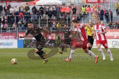 3. Liga - Würzburger Kickers - FC Ingolstadt 04 - Fatih Kaya (9, FCI) Sebastian Schuppan (27 Würzburg) w30#