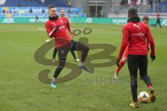 3. Fußball-Liga - Saison 2019/2020 - MSV Duisburg - FC Ingolstadt 04 - Maximilian Wolfram (#8,FCI)  beim warm machen - Foto: Meyer Jürgen