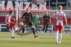 3. Liga - Würzburger Kickers - FC Ingolstadt 04 - Daniel Hägele (22 Würzburg) Thomas Keller (27, FCI)