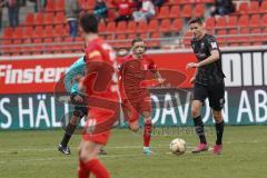 3. Liga - Hallescher FC - FC Ingolstadt 04 - rechts Maximilian Thalhammer (6, FCI)
