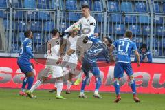 3. Liga - 1. FC Magdeburg - FC Ingolstadt 04 - Stefan Kutschke (#30,FCI)  - Tarek Chahed (#24 Magdeburg) - Foto: Jürgen Meyer