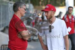 3. Fußball-Liga - Saison 2019/2020 - FC Victoria Köln - FC Ingolstadt 04 - Sportdirektor Michael Henke (FCI)  und 