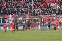 3. Liga - Hallescher FC - FC Ingolstadt 04 - Spiel ist aus, 1:1 Unentschieden
