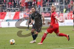 3. Liga - Hallescher FC - FC Ingolstadt 04 - Michael Heinloth (17, FCI) Hilßner Marcel (23 Halle)