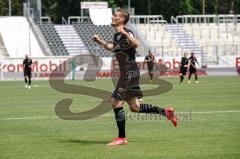 3. Liga - SV Meppen - FC Ingolstadt 04 - Alleingang zu Tor, Stefan Kutschke (30, FCI) schießt das 0:1, Jubel