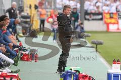 3. Fußball-Liga - Saison 2019/2020 - Bayern München II - FC Ingolstadt 04 - Chef-Trainer Jeff Saibene (FCI) -  Foto: Meyer Jürgen