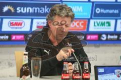 3. Liga - 1. FC Magdeburg - FC Ingolstadt 04 - Chef-Trainer Jeff Saibene (FCI) bei der Pressekonferenz - Foto: Jürgen Meyer