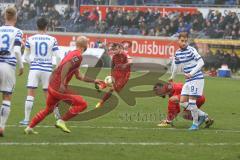 3. Fußball-Liga - Saison 2019/2020 - MSV Duisburg - FC Ingolstadt 04 - Robin Krausse (#23,FCI)  - Foto: Meyer Jürgen