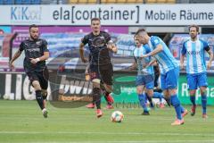 3. Liga - SV Meppen - FC Ingolstadt 04 - Angriff Fatih Kaya (9, FCI) und Stefan Kutschke (30, FCI)