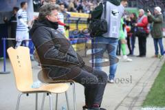 3. Fußball-Liga - Saison 2019/2020 - MSV Duisburg - FC Ingolstadt 04 - Chef-Trainer Jeff Saibene (FCI) - Foto: Meyer Jürgen