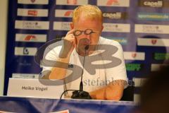 3. Liga - Fußball - KFC Uerdingen - FC Ingolstadt 04 - Pressekonferenz nach dem Spiel, 0:3, Cheftrainer Heiko Vogel (KFC)