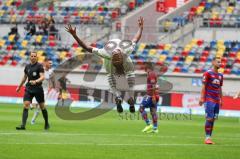 3. Liga - Fußball - KFC Uerdingen - FC Ingolstadt 04 - Tor Jubel 0.1 durch Caniggia Ginola Elva (14, FCI), Salto,