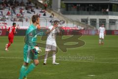 3. Fußball-Liga - Saison 2019/2020 - Bayern München II - FC Ingolstadt 04 - Dennis Eckert Ayensa (#7,FCI)  nach einer vergebenen Chance - enttäuscht - Foto: Meyer Jürgen