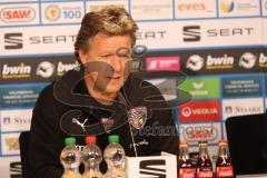 3. Liga - Fußball - Eintracht Braunschweig - FC Ingolstadt 04 - Pressekonferenz nach dem Spiel, Cheftrainer Jeff Saibene (FCI)