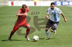 3. Liga - 1860 München - FC Ingolstadt 04 - Michael Heinloth (17, FCI) Bekiroglu Efkan (20, München) Zweikampf