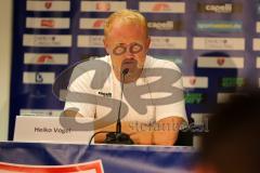 3. Liga - Fußball - KFC Uerdingen - FC Ingolstadt 04 - Pressekonferenz nach dem Spiel, 0:3, Cheftrainer Heiko Vogel (KFC)