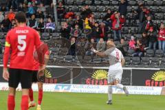 3. Liga - Fußball - SG Sonnenhof Großaspach - FC Ingolstadt 04 - Tor Jubel Maximilian Wolfram (8, FCI) 1:4