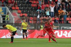 3. Liga - Fußball - FC Ingolstadt 04 - Würzburger Kickers - Tor Jubel rechts 1:0 Fatih Kaya (9, FCI) mit Maximilian Beister (10, FCI)