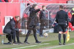 3. Fußball-Liga - Saison 2019/2020 - FC Ingolstadt 04 - Victoria Köln - Chef-Trainer Jeff Saibene (FCI) - Foto: Meyer Jürgen