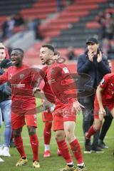 Im Bild: Agyemang Diawusie (#11 FC Ingolstadt) Fatih Kaya (#9 FC Ingolstadt) und Filip Bilbija (#35 FC Ingolstadt)

Fussball - 3. Bundesliga - Ingolstadt - Saison 2019/2020 - FC Ingolstadt 04 - M1. FC Kaiserlautern - 01.02.2020 -  Foto: Ralf Lüger