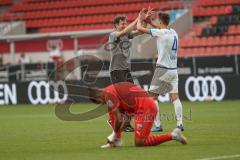 3. Liga - FC Ingolstadt 04 - 1. FC Magdeburg - hängende Köpfe Niederlage 0:2, Justin Butler (33, FCI)