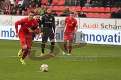 3. Liga - Fußball - FC Ingolstadt 04 - FSV Zwickau - Elfmeter Tor Jubel Stefan Kutschke (30, FCI) Schuß