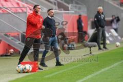 3. Liga - FC Ingolstadt 04 - SG Sonnenhof Großaspach - Co-Trainer Mark Fotheringham (FCI) und Cheftrainer Tomas Oral (FCI)