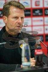 3. Liga - FC Ingolstadt 04 - Carl Zeiss Jena - Pressekonferenz nach dem Spiel Cheftrainer Rico Schmitt (Jena)
