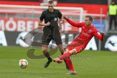 3. Fußball-Liga - Saison 2019/2020 - FC Ingolstadt 04 - 1.FC Kaiserslautern - Marcel Gaus (#19,FCI)  - Foto: Meyer Jürgen