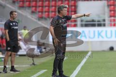 Im Bild: Jeff Saibene (Cheftrainer FCI)

Fussball - 3. Bundesliga - Ingolstadt - Saison 2019/2020 - FC Ingolstadt 04 - MSV Duisburg - 27.07.2019 -  Foto: Ralf Lüger/rsp-sport.de