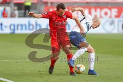3. Fußball-Liga - Saison 2019/2020 - FC Ingolstadt 04 - Hansa Rostock - Peter Kurzweg (#16,FCI)  - Foto: Meyer Jürgen
