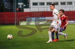 3. Liga - SpVgg Unterhaching - FC Ingolstadt 04 - Maximilian Wolfram (8, FCI) Hufnagel Lucas (10, SpVgg)