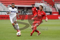 3. Liga - FC Ingolstadt 04 - 1. FC Magdeburg - Bell Bell Leon (19 Magdeburg) Marcel Gaus (19, FCI)