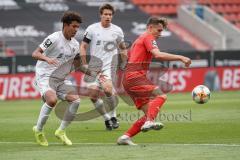 3. Liga - FC Ingolstadt 04 - FC Bayern Amateure - Chris Richards (28 FCB) Dennis Eckert Ayensa (7, FCI) Nicolas Feldhahn (5 FCB)