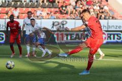 3. Liga - Fußball - FC Ingolstadt 04 - Hansa Rostock - Elfmeter Tor Jubel Stefan Kutschke (30, FCI)