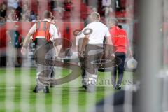 3. Liga - Fußball - FC Ingolstadt 04 - Hansa Rostock - Sven Sonnenberg wird verletzt vom Platz getragen