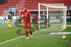 3. Liga - FC Ingolstadt 04 - Eintracht Braunschweig - Fatih Kaya (9, FCI) beschwert sich