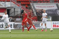 3. Liga - FC Ingolstadt 04 - FC Bayern Amateure - Timo Kern (29 FCB) Björn Paulsen (4, FCI) Maximilian Beister (10, FCI)