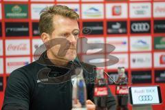 3. Liga - FC Ingolstadt 04 - Carl Zeiss Jena - Pressekonferenz nach dem Spiel Cheftrainer Rico Schmitt (Jena)