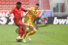 3. Liga - FC Ingolstadt 04 - SG Sonnenhof Großaspach - Frederic Ananou (2, FCI) Panagiotis Vlachodimos (7 SG)