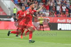 3. Liga - Fußball - FC Ingolstadt 04 - Würzburger Kickers - Tor Jubel Fatih Kaya (9, FCI)