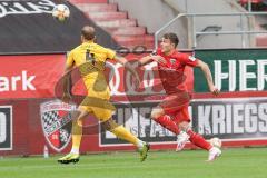 3. Liga - FC Ingolstadt 04 - SG Sonnenhof Großaspach - Korbinian Burger (4 SG) Dennis Eckert Ayensa (7, FCI)