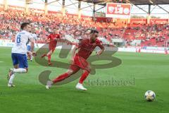 3. Liga - Fußball - FC Ingolstadt 04 - Hansa Rostock - Mirnes Pepic (Rostock 6) Fatih Kaya (9, FCI)