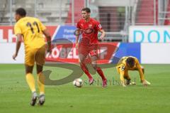 3. Liga - FC Ingolstadt 04 - SG Sonnenhof Großaspach - Maximilian Thalhammer (6, FCI) Jonas Meiser (17 SG)