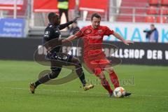 3. Liga - FC Ingolstadt 04 - KFC Uerdingen 05 - Kinsombi Christian (KFC 8) Peter Kurzweg (16, FCI)